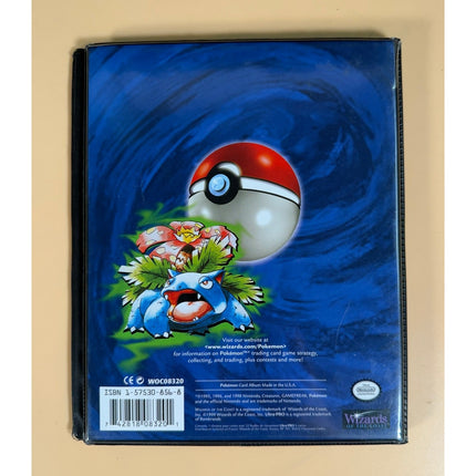 Vintage 1999 Pokemon Wizards of the Coast Ultra Pro 4 Pocket Card Album Binder