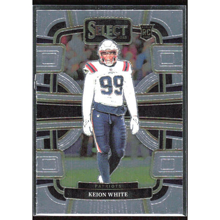Keion White 2023 Panini Select #69 RC New England Patriots