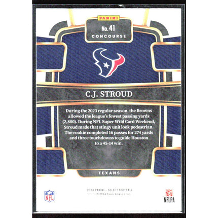 C.J. Stroud 2023 Panini Flawless Collegiate #41 SN Ohio State Buckeyes