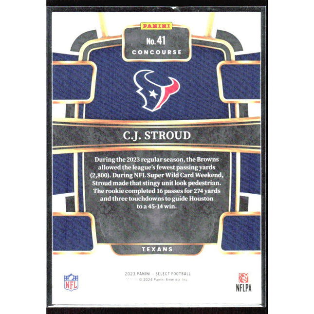 C.J. Stroud 2023 Panini Flawless Collegiate #41 SN Ohio State Buckeyes