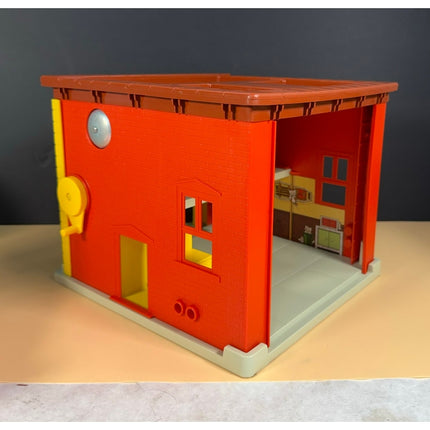 Fisher-Price Fire Station Complete with Original Box Vintage Play Family Toy