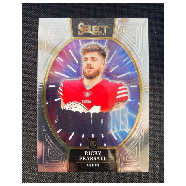 Ricky Pearsall 2024 Panini Select #6 Neon Icons Insert 49ers