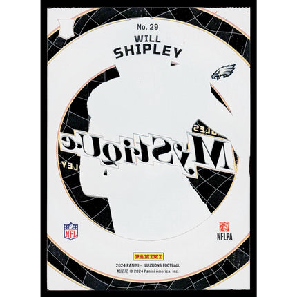 Will Shipley 2024 Panini Illusions Mystique Orange #29 Philadelphia Eagles