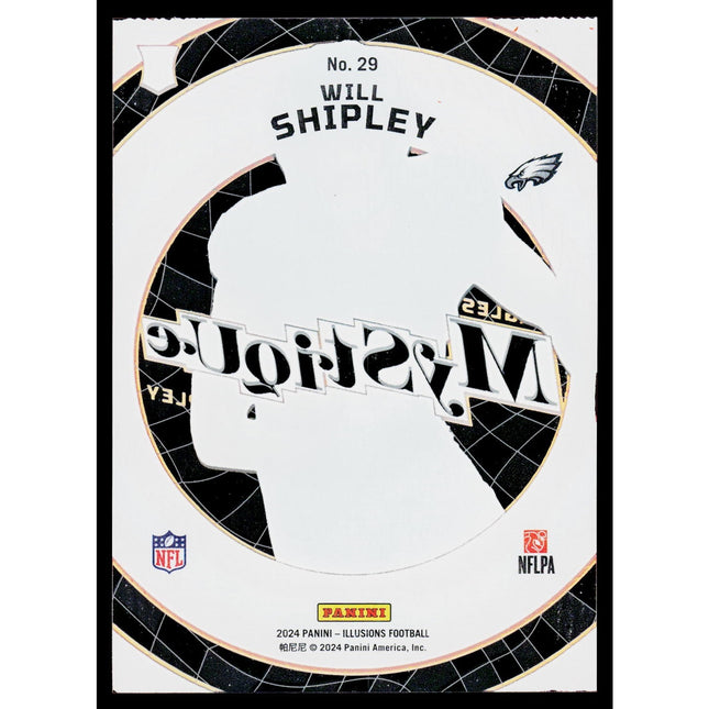 Will Shipley 2024 Panini Illusions Mystique Orange #29 Philadelphia Eagles