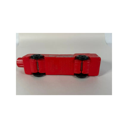 Vintage 1960`s Soaky Speed Toys Fire Engine & Ladder Truck Soap Bottles