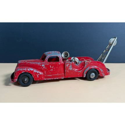 Vintage Hubley Kiddie Toy Wrecker Tow Truck Diecast Metal #474