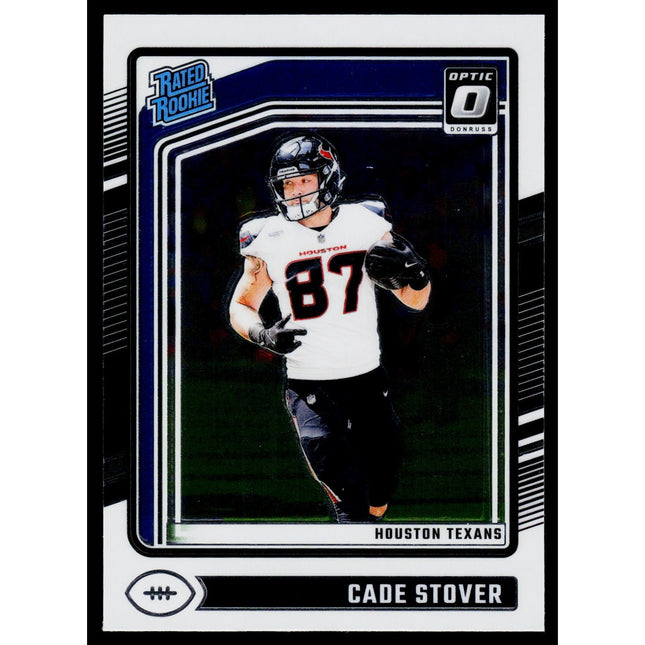 Cade Stover 2024 Donruss Optic #218 RC, Rookie Houston Texans
