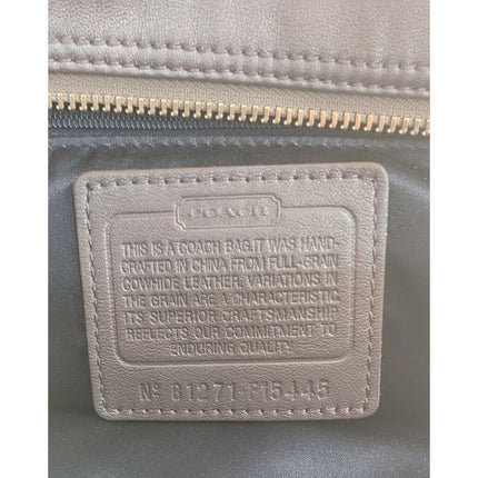 Coach Asley Leather Convertible Gunpowder Satchel Shoulder Bag MSRP $400
