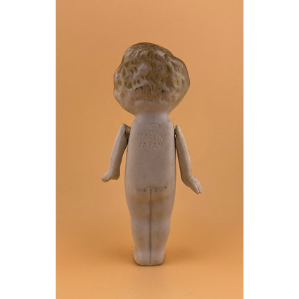 Vintage Japan Bisque Cupie Doll with Jointed Arms 5"