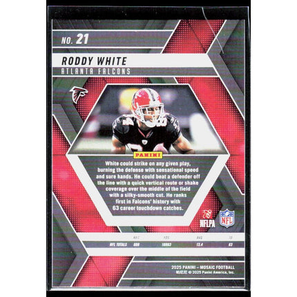 Roddy White 2025 Panini Mosaic #21 Atlanta Falcons