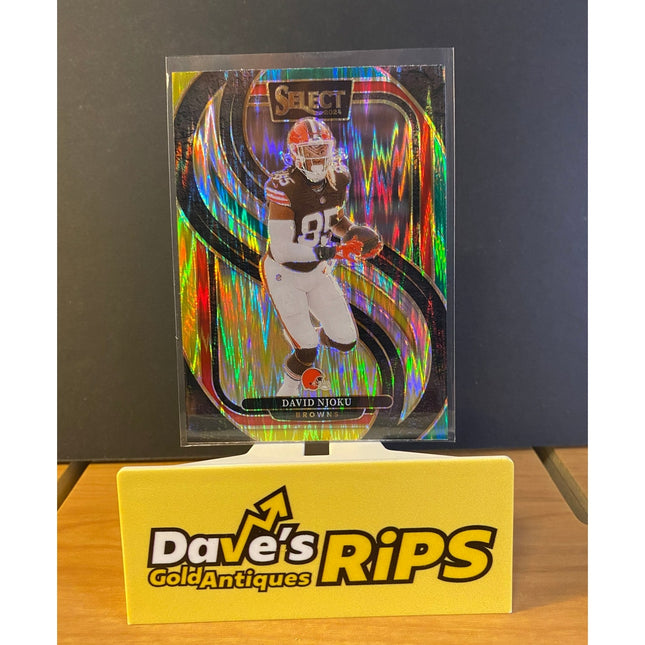 David Njoku 2024 Select #145 Premier Shock RC Card Cleveland Browns
