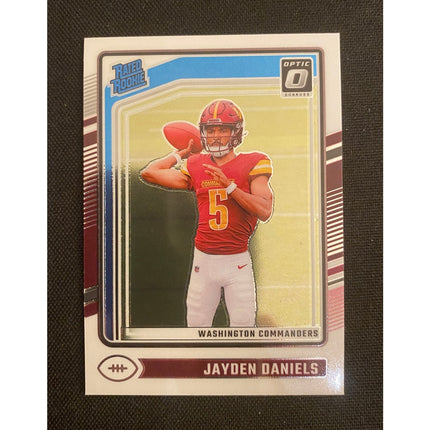 Jayden Daniels 2024 Panini Optic #248 Rated Rookie RC