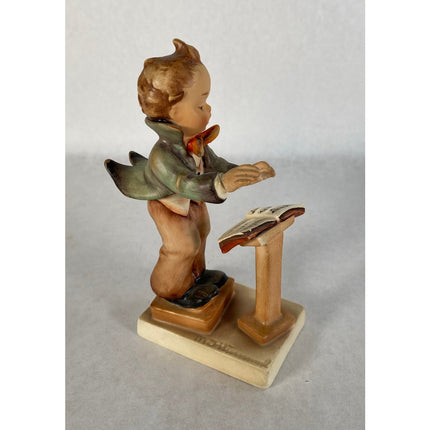 Hummel Goebel "Band Leader" #129 TMK1 – Incised Crown Germany Figurine