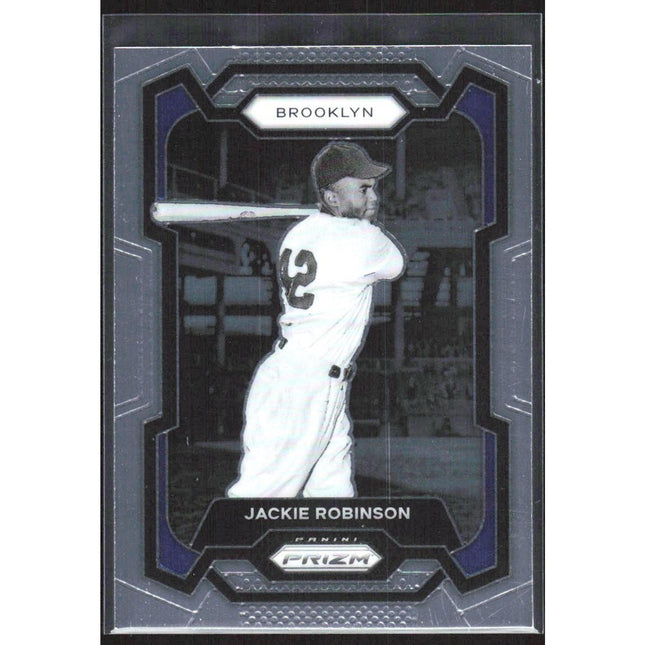 Jackie Robinson 2024 Panini Prizm Silver Prizms #110 Brooklyn Dodgers