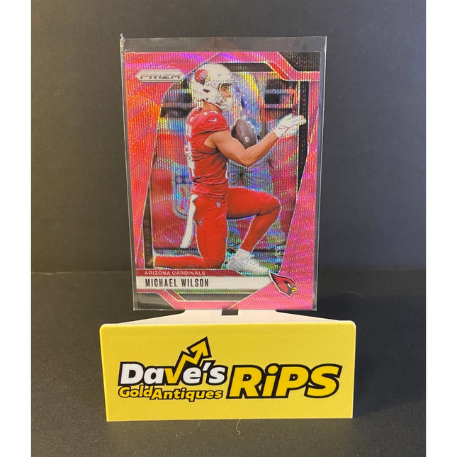 Michael Wilson 2024 Panini Prizm #3 Pink Wave Cardinals
