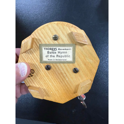ANRI Thorens Civil War Music Boxes “Dixie” & “Battle Hymn of the Republic” Swiss