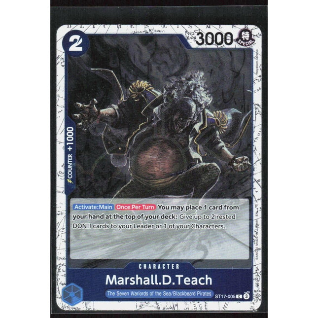 Marshall.D.Teach Premium Booster -The Best- Vol. 2 #ST17-005 Common