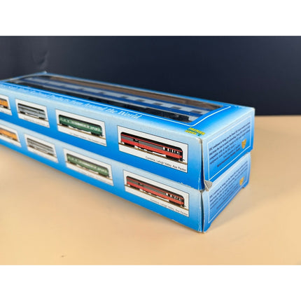 IHC HO Erie Diner 49243 & NYC Coach 49491 Model Train Cars OB