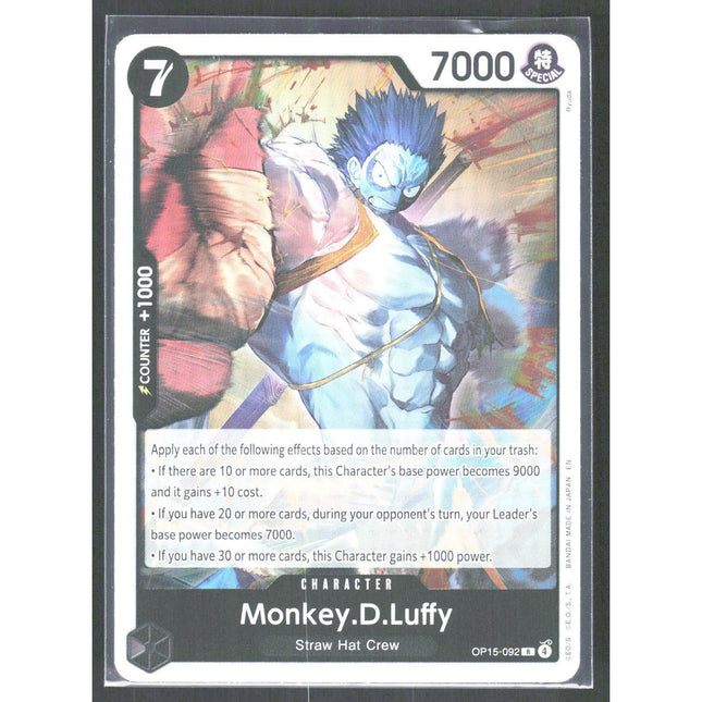 Monkey.D.Luffy (OP15-092) Adventure on Kami's Island #OP15-092 Rare