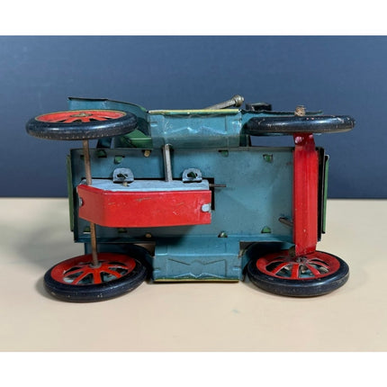 Japan Friction Horseless Carriage Lever Action Toy Car Working Vintage 6"