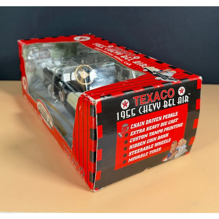 Gearbox Texaco 1955 Chevy Bel Air Chain Driven Pedal Car Bank Series #12 OB