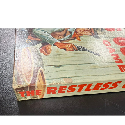 Milton Bradley "The Restless Gun" Western Themed Marble-Based Board Game