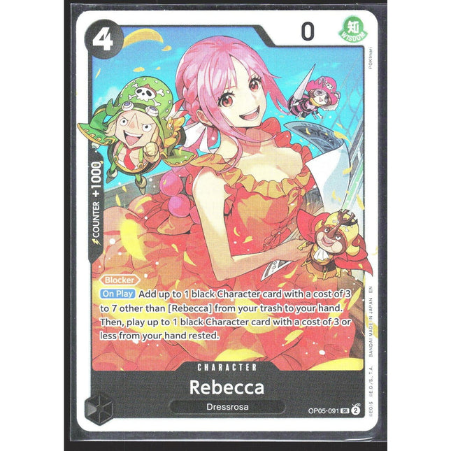 Rebecca (Reprint) Premium Booster -The Best- Vol. 2 #OP05-091 Super Rare