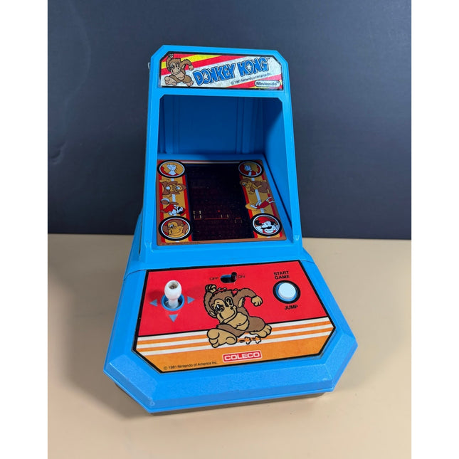 Coleco Vintage Donkey Kong Mini Tabletop Video Arcade Game Working!