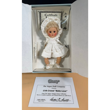 Vogue Ginny Doll Crib Crowd Baby Live 8" Vintage Original Box OB