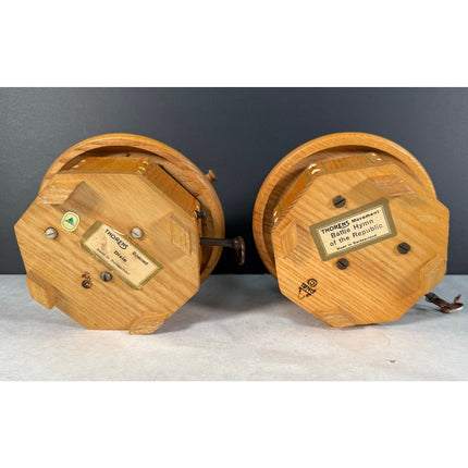 ANRI Thorens Civil War Music Boxes “Dixie” & “Battle Hymn of the Republic” Swiss