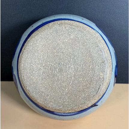 Vintage Lititz Stoneware Pottery Salt Glaze Bowl Signed “Harvey 11-11”