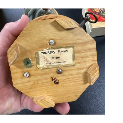 ANRI Thorens Civil War Music Boxes “Dixie” & “Battle Hymn of the Republic” Swiss
