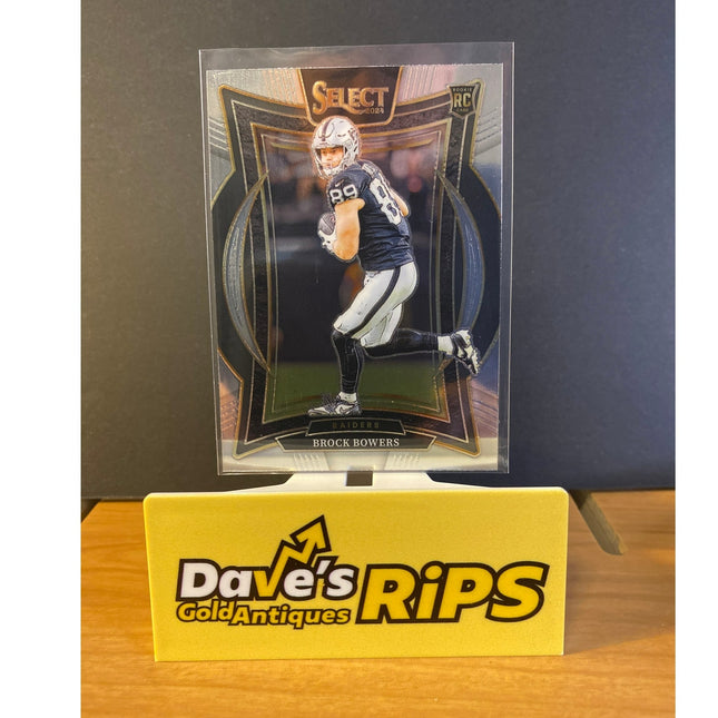 Brock Bowers 2024 Select #31 Rookie RC Card Las Vegas Raiders