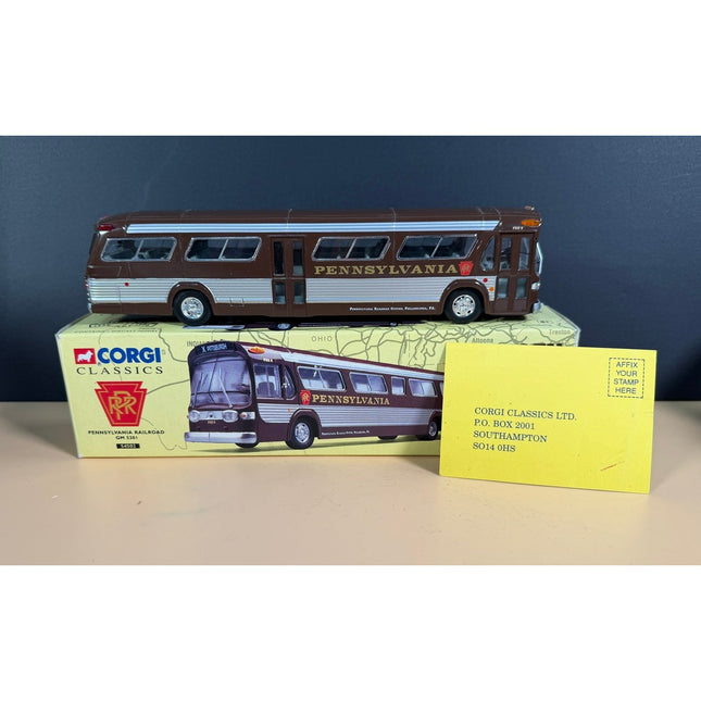 Corgi Classics Pennsylvania Railroad GM 5301 Diecast Bus #54502 – NIB