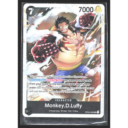 Monkey.D.Luffy (090) Kingdoms of Intrigue #OP04-090 Super Rare