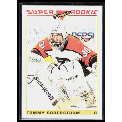Tommy Soderstrom 1993-94 Topps Premier #122 Philadelphia Flyers