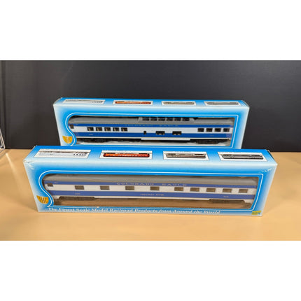 IHC HO Erie Diner 49243 & NYC Coach 49491 Model Train Cars OB
