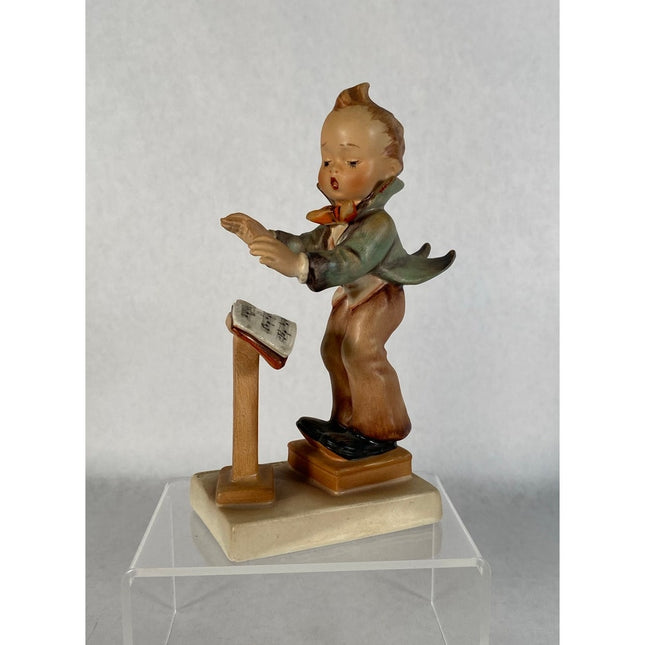 Hummel Goebel "Band Leader" #129 TMK1 – Incised Crown Germany Figurine