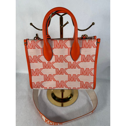 Michael Kors Mirella Small Logo Jacquard Crossbody Bag