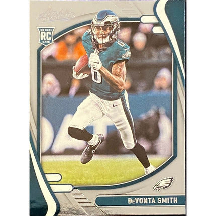 DeVonta Smith 2021 Panini Absolute Retail #107 RC Philadelphia Eagles
