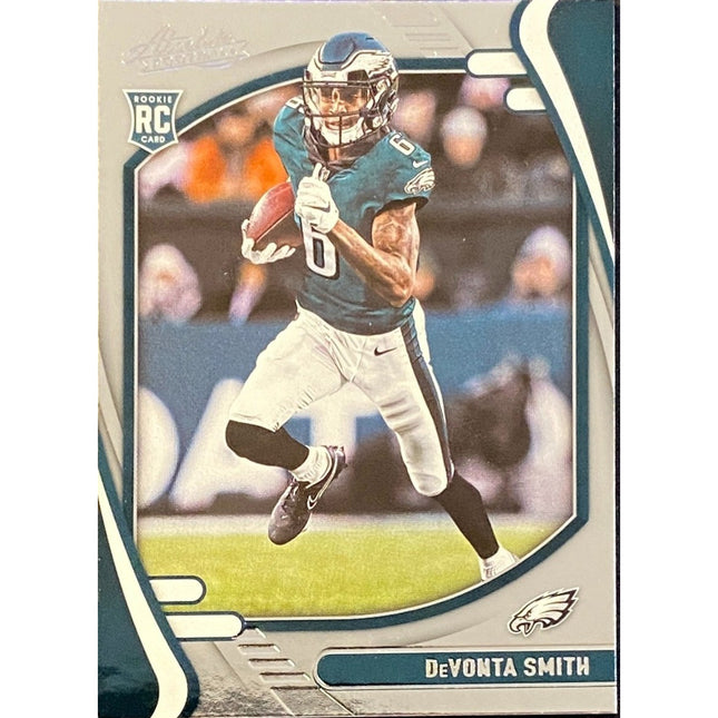 DeVonta Smith 2021 Panini Absolute Retail #107 RC Philadelphia Eagles