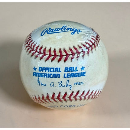 Phil Rizzuto Signed Rawlings Official American League Baseball 1990s No COAc