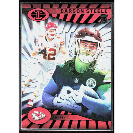 Carson Steele 2024 Panini Illusions #44 RC Kansas City Chiefs