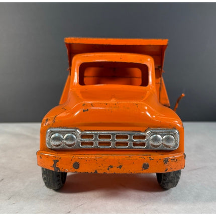 Buddy L Dump Highway Maintenance Truck – Orange Metal Toy