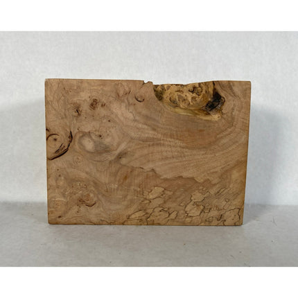 Michael Elkan Burle Birdseye Maple Wood Jewelry / Trinket Box