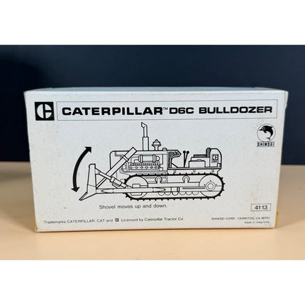 Shinsei Caterpillar D6C Bulldozer #13 1:52 Scale Diecast Model Toy OB