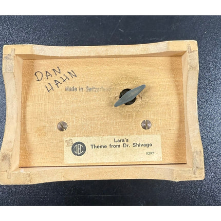 Cuendet Music Box “Zhivago” Working Collectible Vintage Swiss Music Box