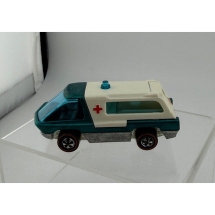 Hot Wheels Redline Heavyweights Ambulance 1970-72 Green HK Original Owner