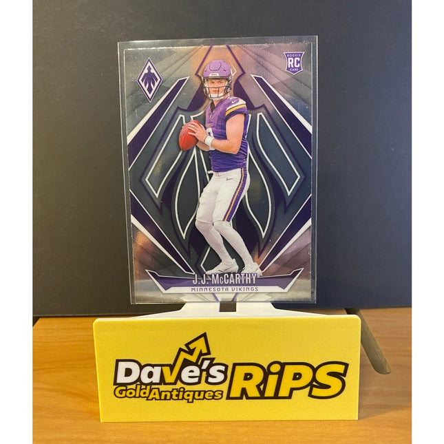 J.J. McCarthy 2024 Panini Phoenix #185 Rookie RC Card Minnesota Vikings