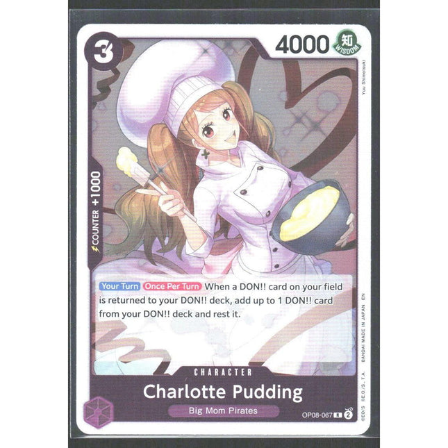 Charlotte Pudding Premium Booster The Best Vol. 2 #OP08-067 Rare